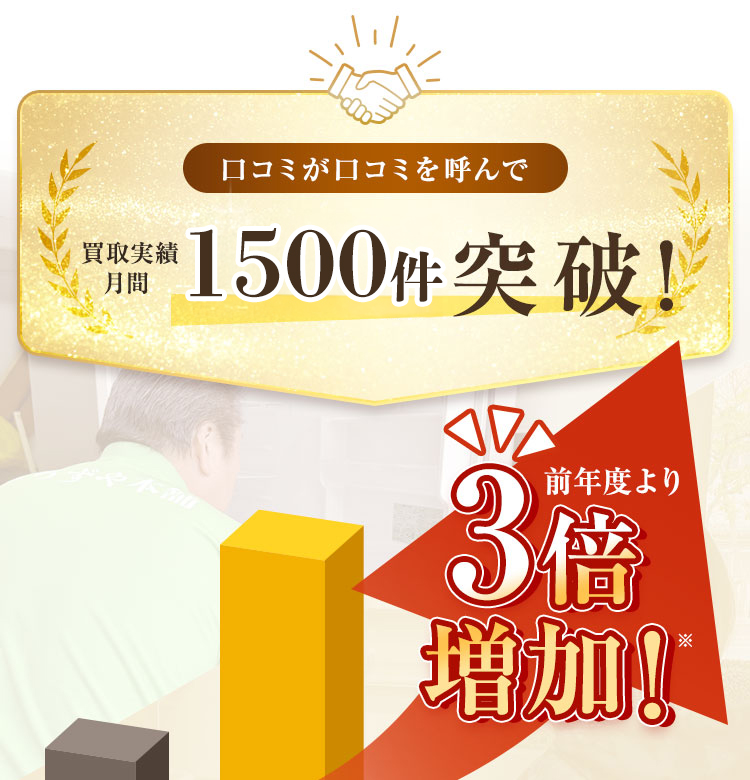 口コミが口コミを呼んで500件突破!